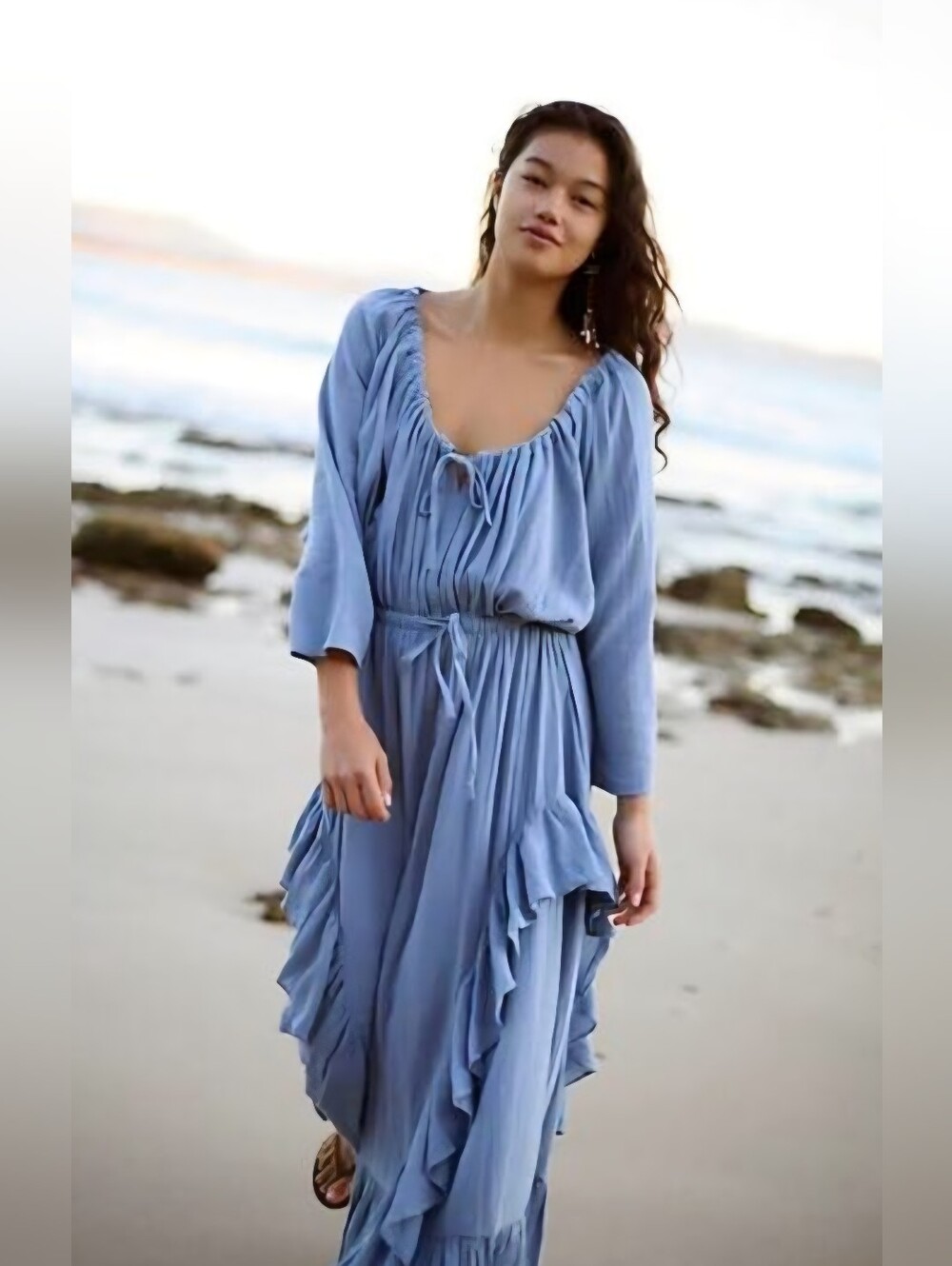 Free People Shore Chic Maxi Dress Sz S